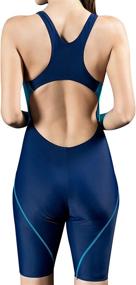 img 3 attached to Uhnice Training Athletic Swimsuits XXX Large Sports & Fitness in Water Sports