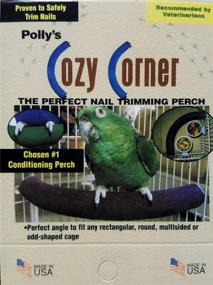 img 2 attached to Enhance Your Pet Bird's Comfort with Polly's Cozy Corner Bird Perch, X-Large