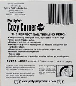 img 1 attached to Enhance Your Pet Bird's Comfort with Polly's Cozy Corner Bird Perch, X-Large