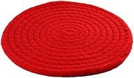 intellectdoor round fabric trivets（red） logo