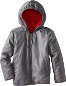 img 1 attached to 🧥 IXtreme Little Boys' Colorblock Reversible Charcoal Jackets & Coats: Trendy and Practical Clothing