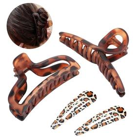 img 3 attached to Leopard Ponytail Accessories Valentines Birthday