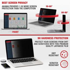 img 2 attached to 🔒 Магнитный экран для конфиденциальности MacBook Pro (16:10) - фильтр для защиты отзеркаливающегося экрана 15.4" ноутбука - Обеспечьте безопасность вашего MacBook Pro (середина 2016-настоящее время)