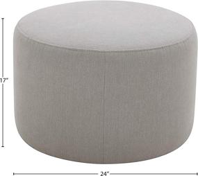 img 2 attached to Rivet Tompkins Contemporary Foam Padded Ottoman