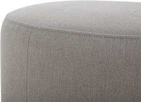 img 3 attached to Rivet Tompkins Contemporary Foam Padded Ottoman