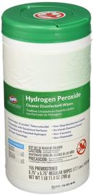 img 1 attached to 🧼 Powerful Saalfeld 30825 Hydrogen Peroxide Cleaner Disinfectant Wipes - Effective Against Norovirus, HIV, and Rotavirus - Pack of 155