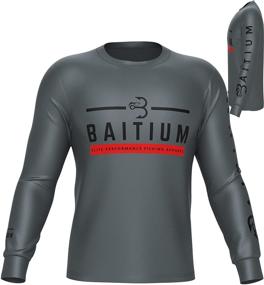 img 4 attached to Baitium Fishing Shirts Sleeve Protective Men's Clothing