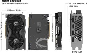 img 3 attached to ZOTAC Gaming GeForce RTX 2070 Super Mini 8GB GDDR6: Compact, High-Performance Graphics Card with Ice Storm 2.0 Technology (ZT-T20710E-10M)