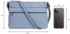 img 3 attached to Crossbody Convenient Fashion Lightweight Travel Women's Handbags & Wallets for Crossbody Bags