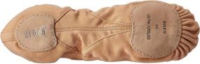 img 1 attached to 🩰 Women's Pro Elastic Ballet Flats - Light Sand, Size 4.5 by Bloch