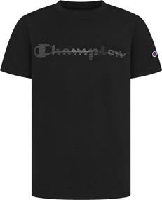 img 2 attached to Champion Sleeve Fashion Heather Vertical Boys' Clothing : Active