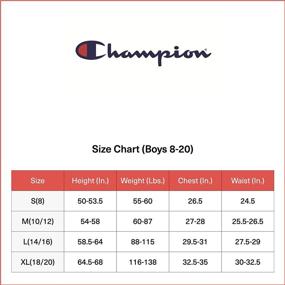 img 1 attached to Champion Sleeve Fashion Heather Vertical Boys' Clothing : Active