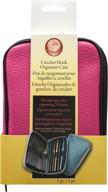🧶 boye crochet hook organizer case: compact 4x7-inch solution for convenient storage logo