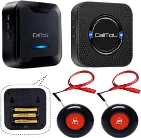 img 4 attached to 📞 CallToU Caregiver Pager Wireless Call Button System: Enhancing Care for Elderly, Disabled, and Patients with 2 Transmitters, 1 Plug-in Receiver, 1 Portable Receiver, and Nurse Calling Alert