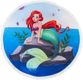 img 4 attached to Funky Kiddos Mermaid Oversized Absorbent