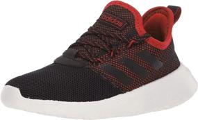 img 4 attached to Кроссовки для мальчиков черного цвета Adidas Racer Reborn: спортивный и стильный выбор для юных ног.