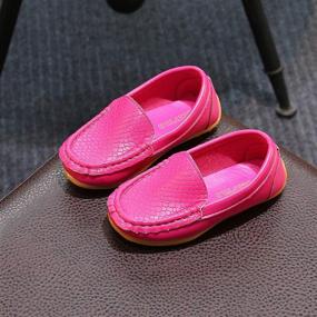 img 3 attached to YWPENGCAI Children Loafers Sneakers Moccasins Boys' Shoes : Loafers