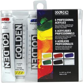 img 4 attached to 🎨 Unlock Your Creative Potential with the Golden Heavy Body Acrylic Introductory Set (0000074-0)