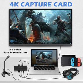 img 1 attached to 🔴 Высококачественная 4K 1080P 60fps карта захвата игр HDMI в USB3.0 для систем Windows, Mac и Linux