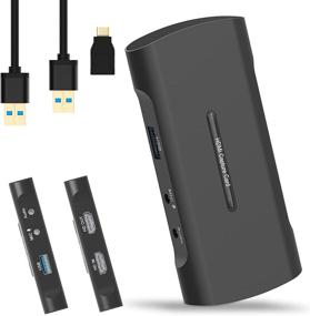 img 4 attached to 🔴 Высококачественная 4K 1080P 60fps карта захвата игр HDMI в USB3.0 для систем Windows, Mac и Linux