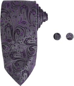 img 2 attached to 👔 A1130 Patterned Presents: Boys' Accessories - Economics Cufflinks with Neckties