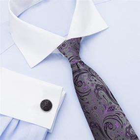 img 1 attached to 👔 A1130 Patterned Presents: Boys' Accessories - Economics Cufflinks with Neckties