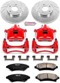 img 1 attached to 🔧 Улучшенный тормозной комплект с суппортом - Power Stop KC1542