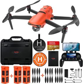 img 4 attached to 🚁 Autel Robotics EVO 2 Drone: 8K HDR Video Rugged Bundle with $498 Value Accessories Kit (2021 Newest Ver.) - Unleash Ultimate Aerial Cinematic Experience!