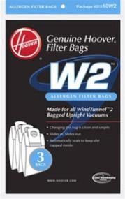 img 1 attached to 🧹 Efficient Hoover Type W2 Allergen Bag (3-Pack) - Improve Air Quality with 401010W2