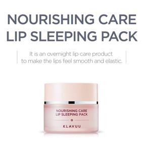 img 3 attached to 🌙 KLAVUU Nourishing Care Lip Sleeping Pack: Overnight Exfoliating & Nourishing Lip Treatment Balm for Dry Lips - 20ml (0.7 oz.), Natural Moisturizing Oil, Vanilla Flavor