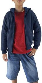 img 3 attached to 👦 Premium Boys' Clothing: Fleece Hoodies Sherpa Athletic Sweatshirts