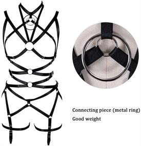 img 2 attached to Harness Lingerie Garter Festival Halloween Women's Accessories in Belts