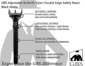 img 2 attached to Adjustable Butterfly Double Safety Razor