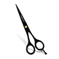 💈 facón professional razor edge barber hair cutting scissors - japanese stainless steel - 6.5" length - fine adjustment tension screw - premium salon quality shears (the bravo) logo