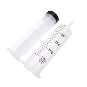 img 1 attached to Versatile Syringes: Plastic Scientific Watering and Refilling Solution