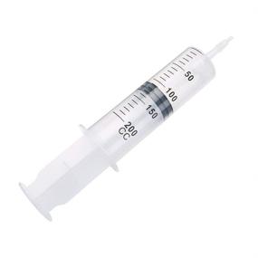 img 2 attached to Versatile Syringes: Plastic Scientific Watering and Refilling Solution