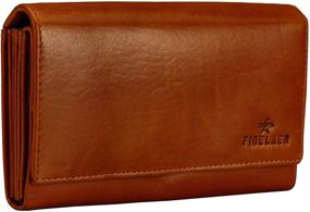 img 2 attached to Finelaer Leather Clutch Envelope Carryall