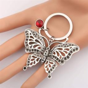 img 2 attached to 🦋 FAADBUK Butterfly Keychain: Personalized Birthstone Jewelry for a Meaningful and Memorable Gift