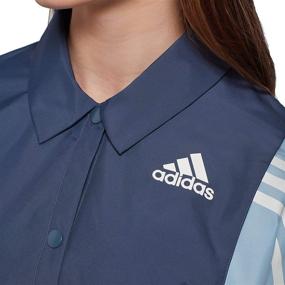 img 2 attached to Lightweight Jacket for Women by adidas with 3-Stripes, Ideal for Athletic Activities