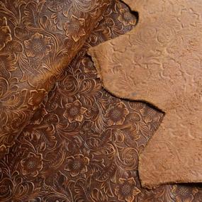 img 2 attached to 🐄 Gexmil Genuine Cowhide Case - Brown Pattern