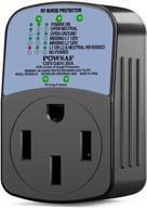 powsaf protable protector electrical adapter logo