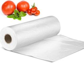 img 3 attached to Convenient 12 x 20 Inch Plastic Produce Bags - 350 Bags/Roll for Fruits, Vegetables, Bread, and Food Storage