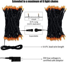 img 1 attached to Рождественская наружная осветительная гирлянда на Хэллоуин