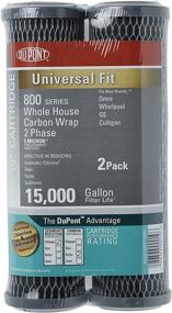 img 1 attached to 🔘 DuPont WFPFC8002 Carbon Wrap 2-Phase Cartridge, 2-Pack, Grey