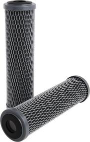 img 2 attached to 🔘 DuPont WFPFC8002 Carbon Wrap 2-Phase Cartridge, 2-Pack, Grey
