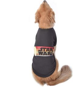 img 2 attached to Star Wars Dog Tee Retro Logo - Trendy Shirts for Dogs of All Sizes - Soft, Cute, and Comfy Pet Clothing - Star Wars Dog Shirt, Star Wars Pet Apparel, Dog Shirt Star Wars