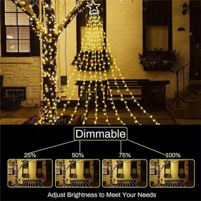 img 1 attached to 🎄 ZTX Christmas Decorations Outdoor Star Lights: Color Changing 11Ft Tree Toppers & Remote Control - 11 Lighting Modes for Christmas, Halloween, Wedding, Party