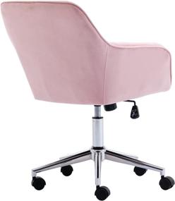 img 3 attached to Мягкое офисное акцентное кресло "Velvet Office" для спальни в домашней офисной мебели.