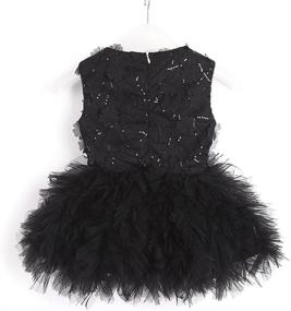 img 3 attached to 👗 Flofallzique Sequined Special Occasion Clothes: Exquisite Girls' Clothing and Dresses
