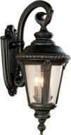 🏡 bel air lighting tg5044 rt traditional bronze/dark three wall lantern outdoor post lights логотип